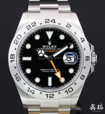 【鑫瑞鐘錶】Rolex 勞力士 Explorer II 226570 新款 探險家二號 黑面 42mm 兩地時間 未使用品