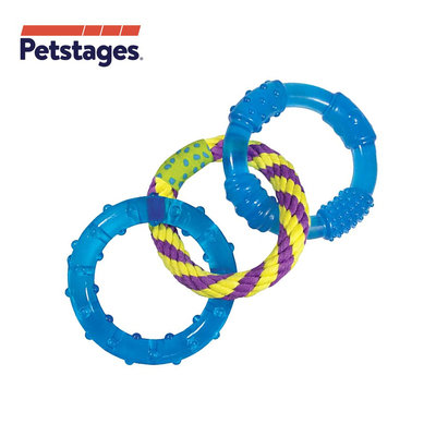 美國 Petstages 239 歐卡健齒連接環 三種不同造型 寵物玩具 狗玩具 啃咬系列
