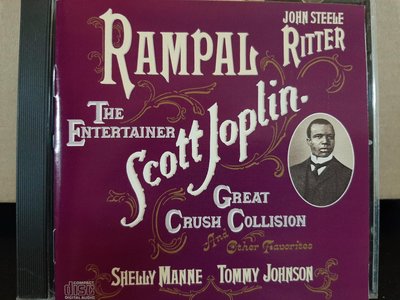 Rampal Plays Scott Joplin,朗帕爾，演繹史克托·朱普林音樂，如新。