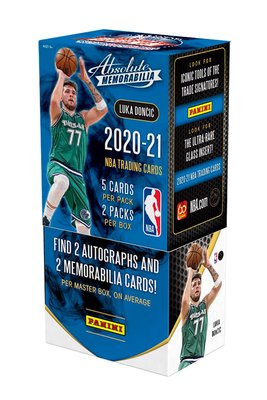 2020-21 Panini Absolute Memorabilia Basketball Factory Sealed Hobby Box
