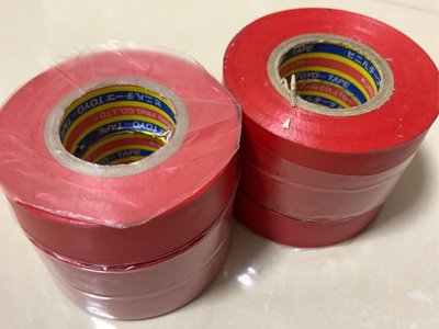 TOYO電火布/電器膠帶/絕緣膠帶/PVC膠帶/電線膠布（1入) -紅色（奇/摩。露/天最低價）