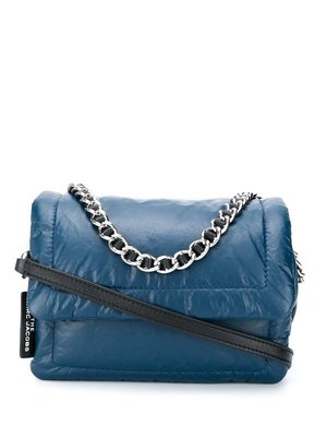 《全新真品》超可愛 Marc Jacobs Mini Pillow 深藍色小款羊皮枕頭包斜揹包肩揹包