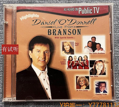 CD唱片發燒人聲 丹尼爾 生活在布蘭森 首版1：1直刻流行試音碟CD唱片