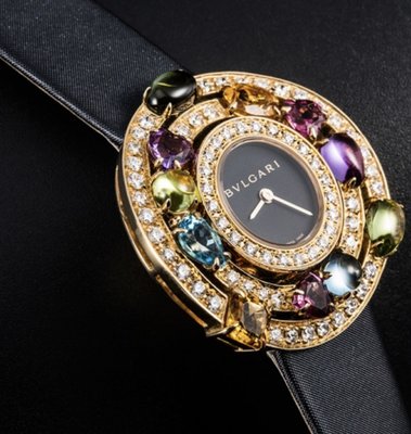 BVLGARI 寶格麗 Astrale 原鑲彩色珠寶鑽錶