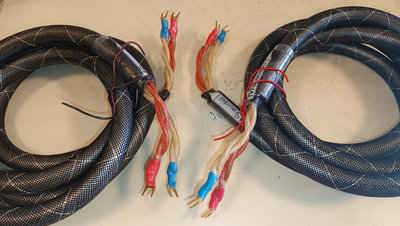 一元起標,標多少賣多少, MS Audio 7N級大蟒蛇發燒喇叭線.法國銀線+美國銅-3M一對