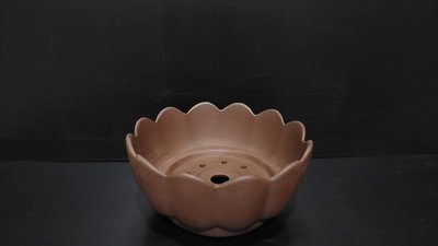 早期收藏 一 陸羽1995年 一 紫砂 兩件式 花形 茶船 泡茶盤 養壺盤