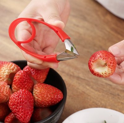 蕃茄草莓多用去蒂夾/挖草莓工具/鳳梨馬鈴薯去眼器/草莓取芯器/果梗分離器/取眼去籽創意廚房用品