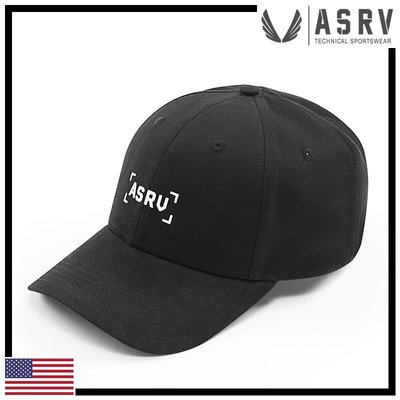 瘋狂金剛▸ 黑/白 ASRV Sport Cap Bracket Logo 徽框標誌 運動帽 潮帽