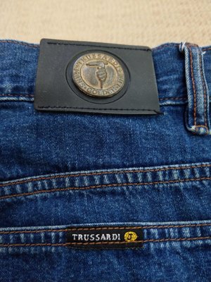 美國製造 USA Trussardi 寬管牛仔褲 古著復古牛仔褲 31