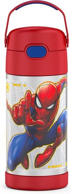 預購 美國 THERMOS 膳魔師 Spiderman 蜘蛛人 不鏽鋼吸管式水壺 保溫杯 保冷杯 兒童水壺 保溫瓶