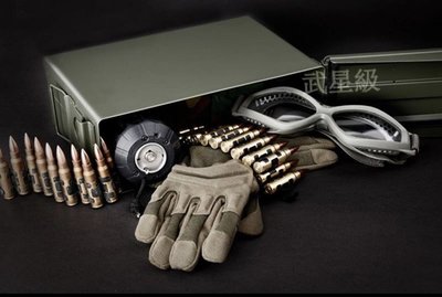 台南 武星級 真品 M19A1 彈藥箱(7.62mm5.56mm美軍子彈箱槍箱槍盒工具箱防潮箱置物收納盒電池手提箱保險箱