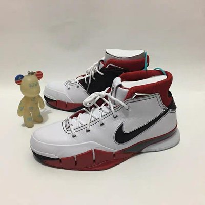 Nike Zoom Kobe ZK1 白红复刻篮球鞋 AQ2728-102 US13-14