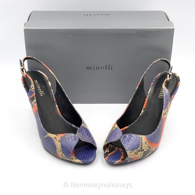 【全新】MINELLI 法國品牌 Open Toe 高跟鞋 Size 40