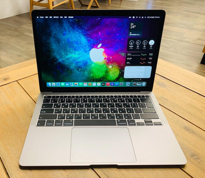 台中 MacBook Air 13吋 M1 16G 256G 太空灰 灰色 蘋果電腦 83次