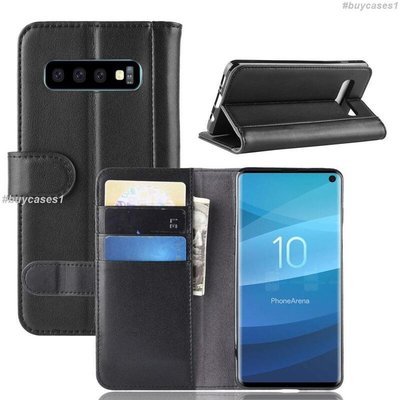 新款 Samsung S10 S10plus Note10pro 手機皮套 翻蓋支架卡槽零錢包 真皮手機殼 手機周邊配件