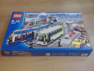 [二手] 樂高，LEGO 8404 City Public Transport 公車 輕軌 清潔車 腳踏車 捷運