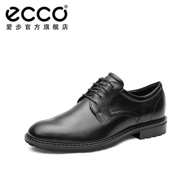 ECCO愛步商務正裝皮鞋男 百搭德比鞋男鞋 唯途I 640304