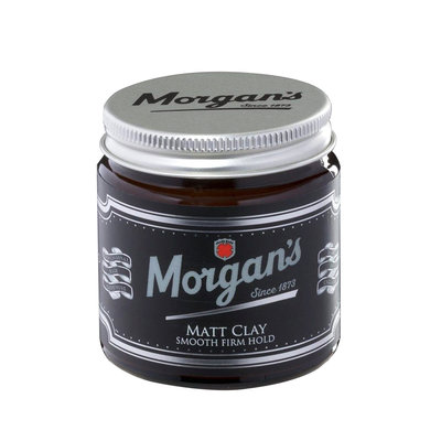 英國 Morgan's - 強力塑型霧面髮泥 / 髮凝土（Matt Clay）髮泥推薦 髮蠟推薦 油頭髮泥