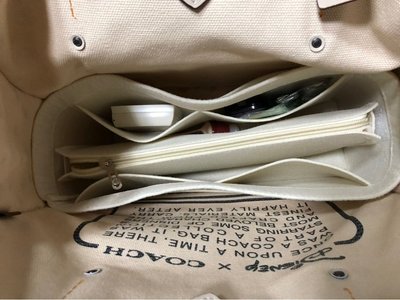 內膽包 包中包 收納包 適用蔻馳COACH小飛象托特包包中包內膽包整理包收納包內襯內包撐
