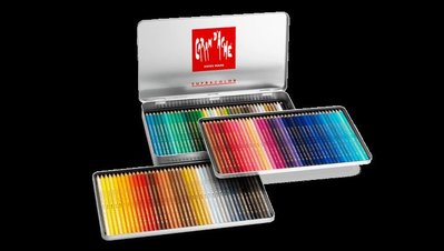 板橋酷酷姐美術 瑞士卡達caran d’ache120色水性色鉛筆！Supracolor soft 120色鐵盒！  下