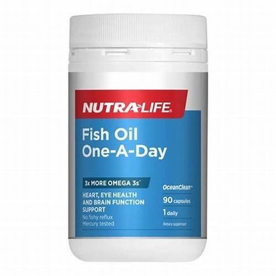 紐西蘭紐樂 Nutralife Fish Oil 三倍魚油  90顆 DHA正貨代購代買 品質保證