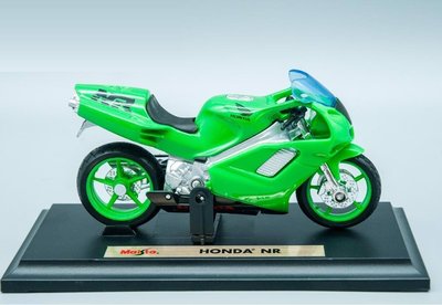 【Maisto精品車模】Honda NR 綠色 本田摩托車 重型機車模型 尺寸1/18