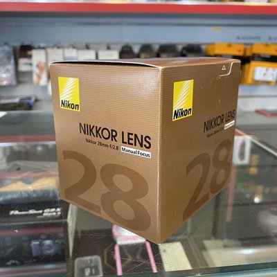 【現貨】全新 完整盒裝 Nikon AIS 28mm F2.8 手動 鏡頭 F5 F6 F3 傳統 相機 日本製