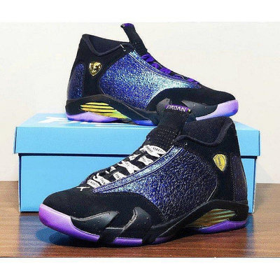 Air Jordan 14 Doernbecher Freestyle 慈善 黑紫 籃球  CV2469-001慢跑鞋【ADIDAS x NIKE】