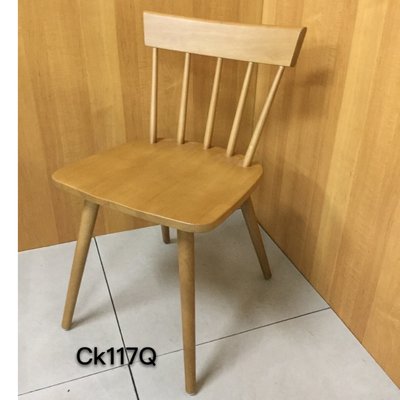 【在地人傢俱】淺柚木實木餐椅/休閒椅 SGL-CK117Q