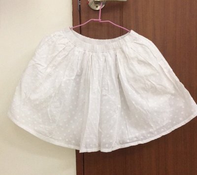 Uniqlo 白色圓裙 135-145cm