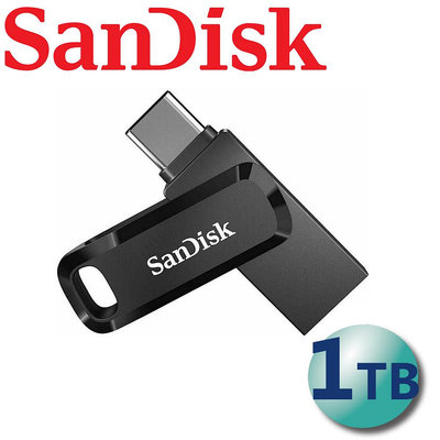 公司貨 SanDisk 1TB Ultra Go USB Type-C USB3.2 隨身碟 1T DDC3 256G 128G  512G