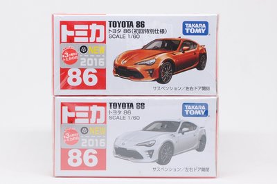 1/64 TOMICA 紅盒 86 TOYOTA 豐田 頭文字D 甩尾 初回