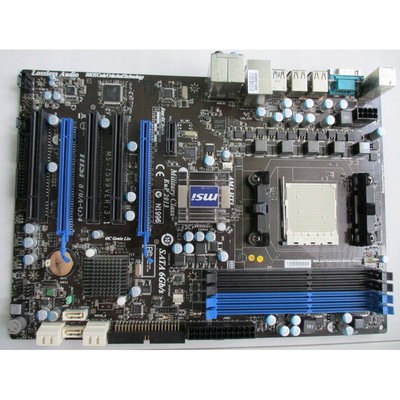 微星870A-G54 主機板、AM3腳位【支援原生SATA3、DDR3、雙PCI-E】專業超頻玩家首選、拆機良品、附擋板