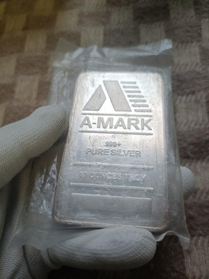 美國A-MARK廠盎司銀條1240