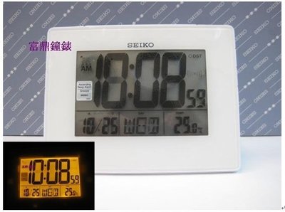 【SEIKO CLOCK】 精工 SEIKO 多功能數位 座 掛兩用 鬧鐘 時鐘 QHL057 QHL057W
