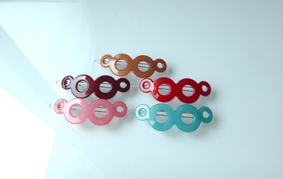 韓國 GRAIN de BEAUTE 可愛圓圈圈扣夾 ( 出清 79 )