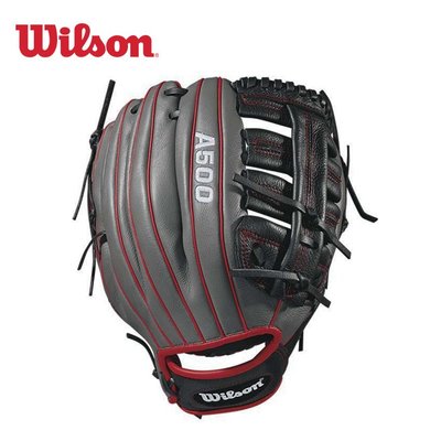 棒球世界 Wilson  A500棒壘手套(雙十字) 特價