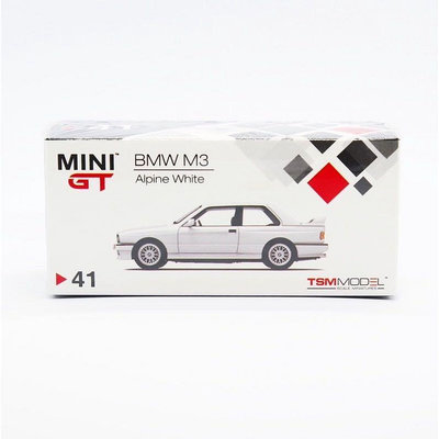 全新未拆 Mini GT BMW E30 M3 白色 1/64 #41
