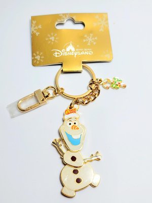 香港迪士尼 造型鑰匙圈 冰雪奇緣 雪寶 聖誕節造型 00400004658496【Rainbow Dog雜貨舖】
