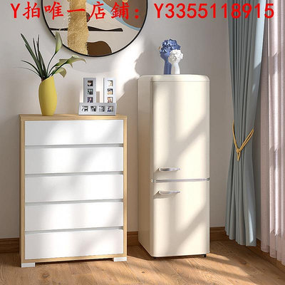冰箱金松BCD-133R復古冰箱小型家用雙門冷凍冷藏復古美式彩色網紅冰箱冰櫃