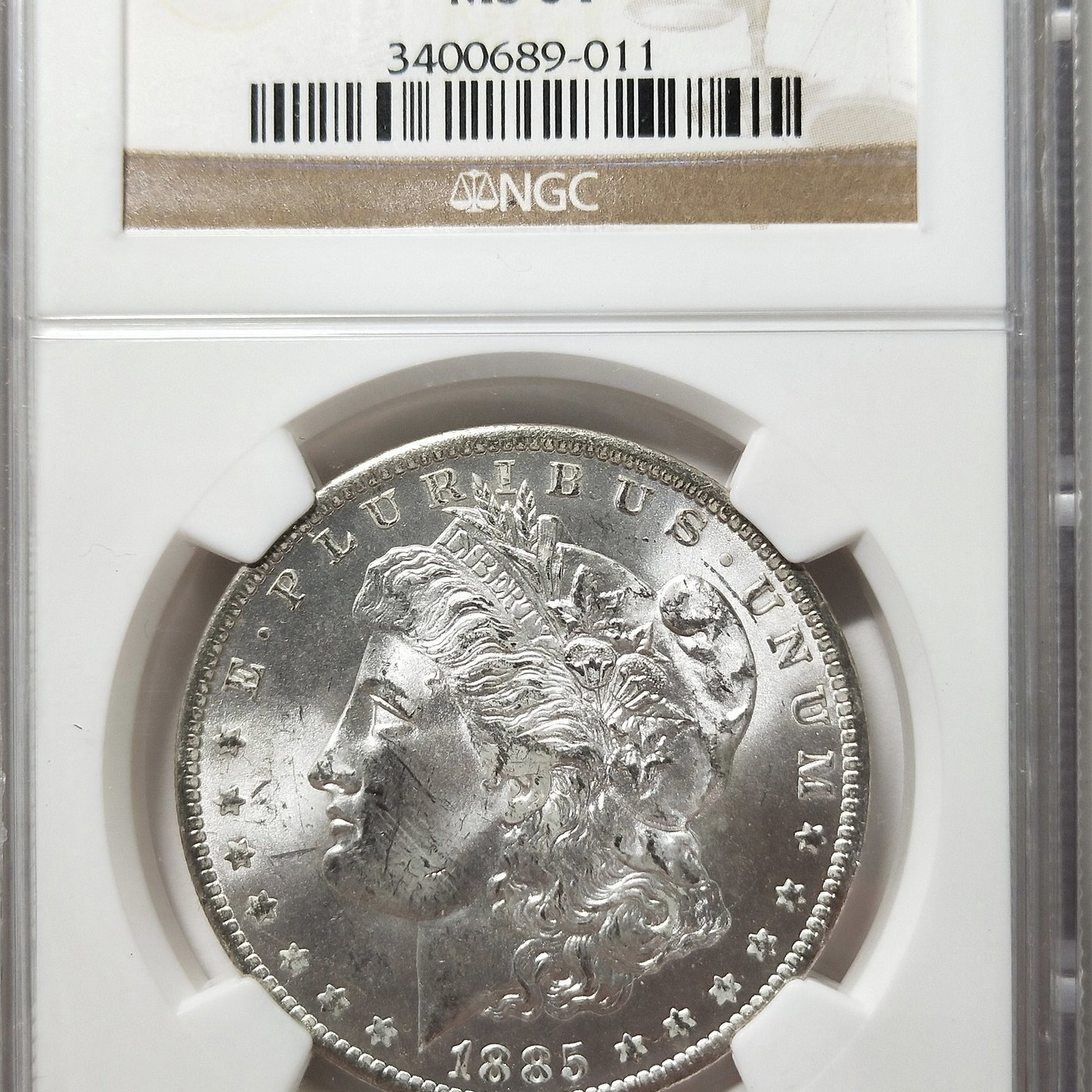 美國錢幣Morgan 摩根銀幣NGC 鑑定幣MS64 1885-O年| Yahoo奇摩