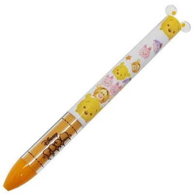 Co媽日本精品代購 現貨 日本製 日本限定 迪士尼 TSUM TSUM 小熊維尼 雙色 原子筆 日本 mimi 原子筆 二色筆 雙色筆