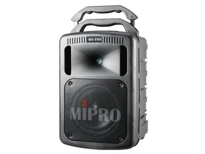 『概念音響』嘉強 MIPRO MA-709 豪華型手提式無線擴音機(含藍芽.兩支手握式麥克風.CD及USB播放座)