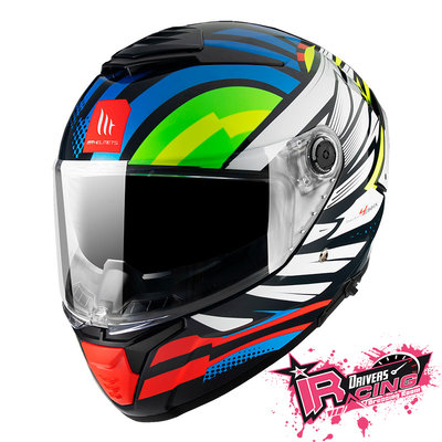 ♚賽車手的試衣間♚ MT Helmets® Thunder 4 SV Drax B7 Gloss 藍/白