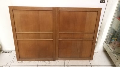 早期檜木櫥櫃門板門片 ~高83寬60厚度3公分
