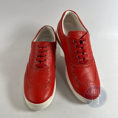 BRAND楓月 Christian Dior 迪奧 紅色雕花運動鞋 #42 休閒鞋款 精品男鞋 時尚流行