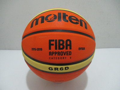 【喬治城】奧運指定品牌 MOLTEN 籃球 耐磨 亮橘色 6號球 BGR6D