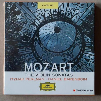 DG莫扎特小提琴奏鳴曲全集 帕爾曼演奏 THE VIOLIN SONATAS 4CD