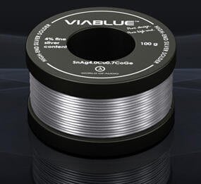 易匯空間 音樂配件德國原裝 Viablue唯寶  4%銀焊錫YY781