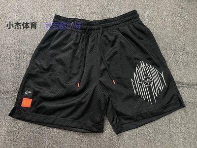 KIKI精選 Nike/耐吉 KD 男子黑色網眼透氣速干短款運動籃球短褲 CV2394-010